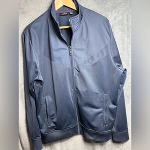 Apt. 9 Men’s Full Zip Performance Jacket Navy Blue Athleisure Size Large